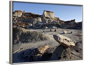 Badlands, Bisti Wilderness, New Mexico, United States of America, North America-James Hager-Framed Photographic Print