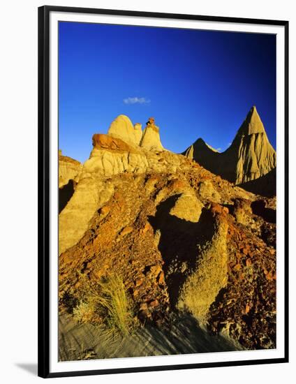 Badlands Formations at Dinosaur Provincial Park in Alberta, Canada-Chuck Haney-Framed Photographic Print