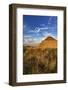 Badlands formations in Theodore Roosevelt National Park, North Dakota, USA-Chuck Haney-Framed Photographic Print