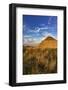 Badlands formations in Theodore Roosevelt National Park, North Dakota, USA-Chuck Haney-Framed Photographic Print