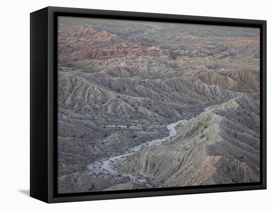 Badlands From Font's Point, Anza-Borrego Desert State Park, California, USA-James Hager-Framed Stretched Canvas