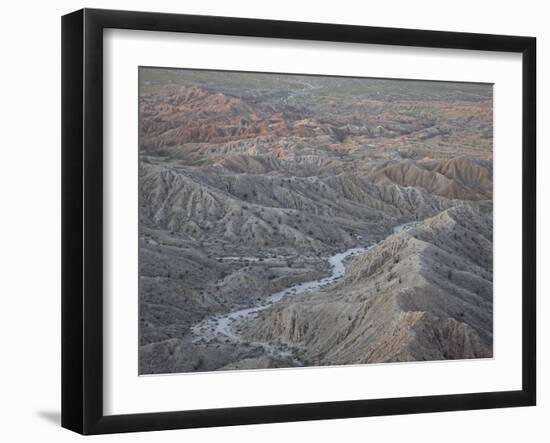 Badlands From Font's Point, Anza-Borrego Desert State Park, California, USA-James Hager-Framed Photographic Print