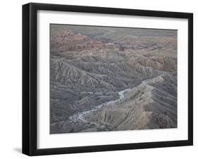 Badlands From Font's Point, Anza-Borrego Desert State Park, California, USA-James Hager-Framed Photographic Print