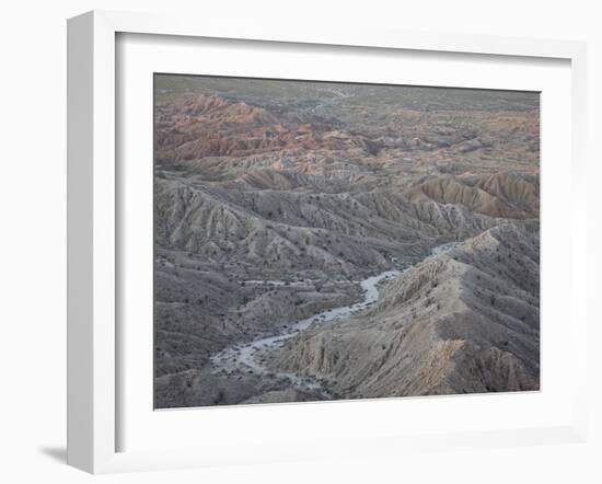 Badlands From Font's Point, Anza-Borrego Desert State Park, California, USA-James Hager-Framed Photographic Print