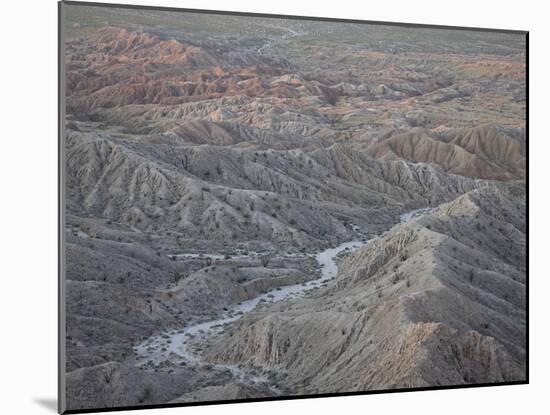 Badlands From Font's Point, Anza-Borrego Desert State Park, California, USA-James Hager-Mounted Photographic Print