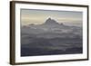 Badlands Layers on a Hazy Morning, Badlands National Park, South Dakota-James Hager-Framed Photographic Print