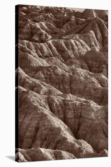 Badlands Light BW-Steve Gadomski-Stretched Canvas