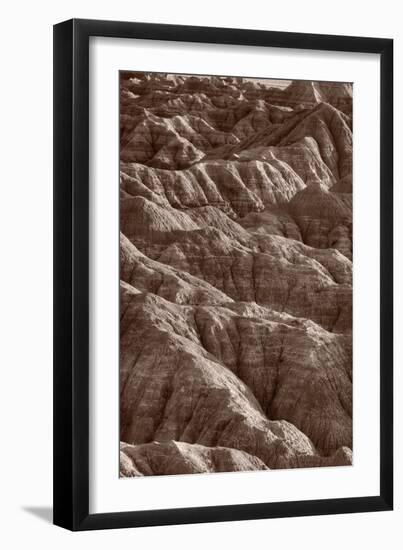 Badlands Light BW-Steve Gadomski-Framed Photographic Print