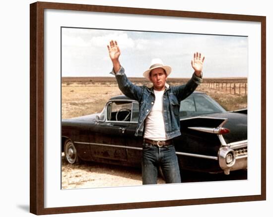 Badlands, Martin Sheen, 1973-null-Framed Photo