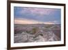 Badlands National Park, South Dakota - Early Morning-Lantern Press-Framed Premium Giclee Print