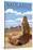 Badlands National Park, South Dakota - Prairie Dogs-Lantern Press-Stretched Canvas