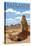 Badlands National Park, South Dakota - Prairie Dogs-Lantern Press-Stretched Canvas