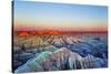 Badlands National Park, South Dakota - Sunrise-Lantern Press-Stretched Canvas