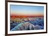 Badlands National Park, South Dakota - Sunrise-Lantern Press-Framed Art Print