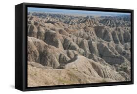 Badlands National Park, South Dakota, United States of America, North America-Michael Runkel-Framed Stretched Canvas