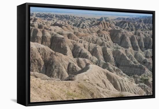 Badlands National Park, South Dakota, United States of America, North America-Michael Runkel-Framed Stretched Canvas