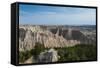 Badlands National Park, South Dakota, United States of America, North America-Michael Runkel-Framed Stretched Canvas