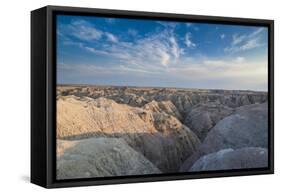 Badlands National Park, South Dakota, United States of America, North America-Michael Runkel-Framed Stretched Canvas