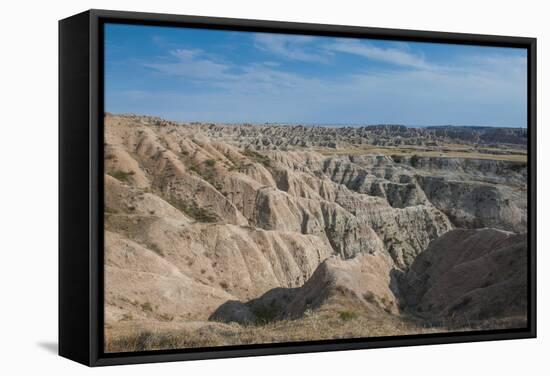 Badlands National Park, South Dakota, United States of America, North America-Michael Runkel-Framed Stretched Canvas