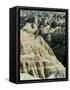 Badlands National Park, South Dakota, USA-Ethel Davies-Framed Stretched Canvas