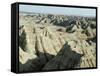 Badlands National Park, South Dakota, USA-Ethel Davies-Framed Stretched Canvas