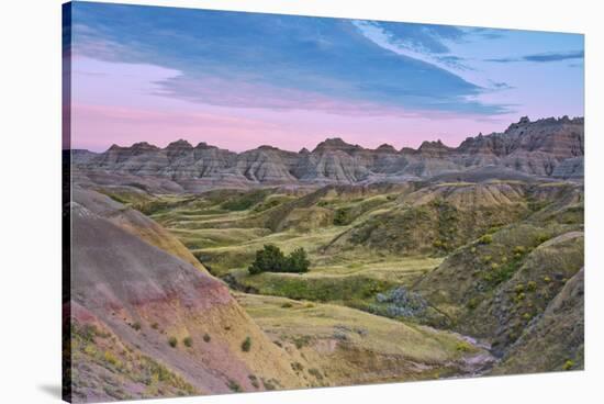 Badlands National Park, South Dakota, USA-Michel Hersen-Stretched Canvas