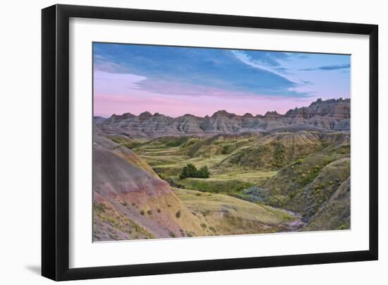 Badlands National Park, South Dakota, USA-Michel Hersen-Framed Premium Photographic Print