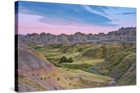 Badlands National Park, South Dakota, USA-Michel Hersen-Stretched Canvas