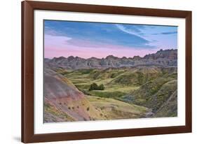 Badlands National Park, South Dakota, USA-Michel Hersen-Framed Photographic Print