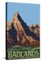 Badlands National Park, South Dakota-Lantern Press-Stretched Canvas