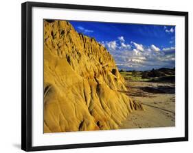 Badlands of Theodore Roosevelt National Park, North Dakota, USA-Chuck Haney-Framed Photographic Print