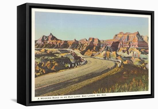 Badlands, South Dakota-null-Framed Stretched Canvas