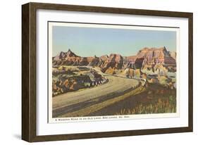 Badlands, South Dakota-null-Framed Art Print