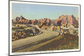 Badlands, South Dakota-null-Mounted Art Print