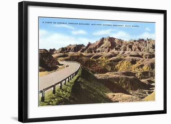 Badlands, South Dakota-null-Framed Art Print