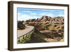 Badlands, South Dakota-null-Framed Art Print