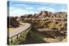 Badlands, South Dakota-null-Stretched Canvas