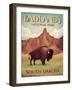 Badlands South Dakota-Martin Wickstrom-Framed Giclee Print