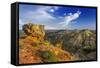 Badlands, Terry Badlands Wilderness Study Area, Montana, Usa-Chuck Haney-Framed Stretched Canvas