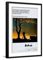 BADLANDS, US poster, Martin Sheen, Sissy Spacek, 1973-null-Framed Art Print