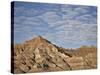Badlands with Clouds, Badlands National Park, South Dakota, United States of America, North America-James Hager-Stretched Canvas