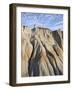 Badlands with Clouds, Theodore Roosevelt National Park, North Dakota, USA, North America-James Hager-Framed Photographic Print