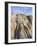 Badlands with Clouds, Theodore Roosevelt National Park, North Dakota, USA, North America-James Hager-Framed Photographic Print