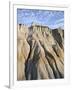 Badlands with Clouds, Theodore Roosevelt National Park, North Dakota, USA, North America-James Hager-Framed Photographic Print