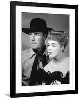 BADMAN'S TERRITORY, 1946 directed by TIM WHELAN Randolph Scott and Ann Richards (b/w photo)-null-Framed Photo