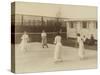 Badminton at Riposo, 20th Century-Andrew Pitcairn-knowles-Stretched Canvas
