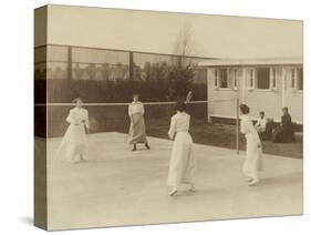 Badminton at Riposo, 20th Century-Andrew Pitcairn-knowles-Stretched Canvas