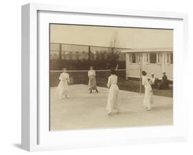 Badminton at Riposo, 20th Century-Andrew Pitcairn-knowles-Framed Giclee Print