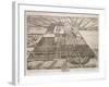 Badminton House in the County of Gloucester, Engraved by Johannes Kip-Leonard Knyff-Framed Giclee Print