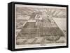 Badminton House in the County of Gloucester, Engraved by Johannes Kip-Leonard Knyff-Framed Stretched Canvas